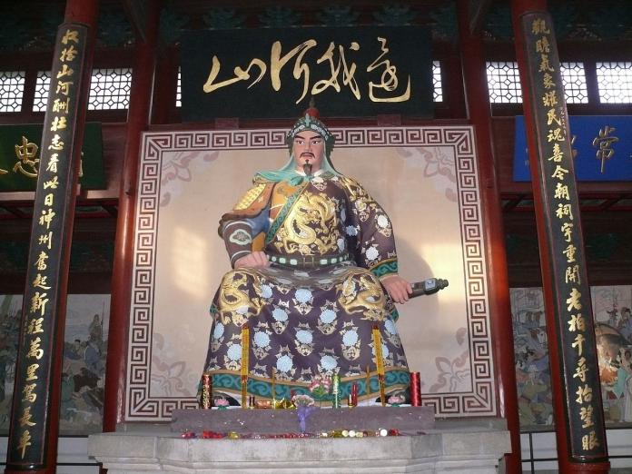 杭州岳王廟。（圖／維基百科－Peter Potrowl）