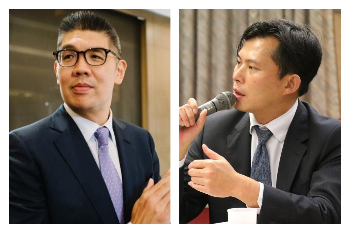 ▲國民黨中央委員連勝文和時代力量立法委員黃國昌。（圖／翻攝自連勝文及黃國昌臉書）