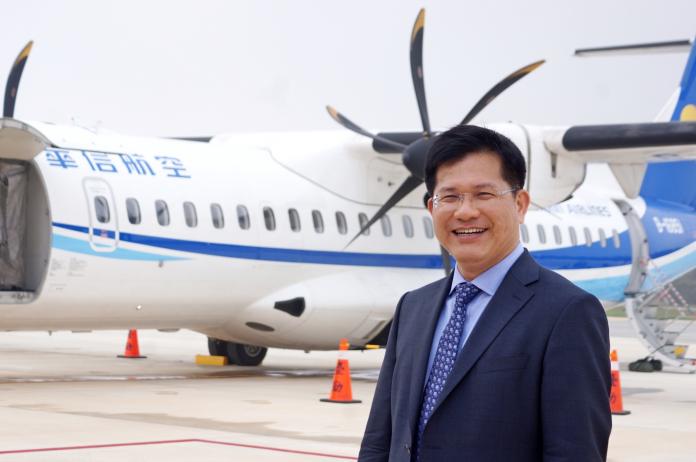 交通部長林佳龍表，目前中央規劃的國際機場計劃仍會持續推動不會停止。▲(圖／林佳龍辦公室提供2019.5.8)