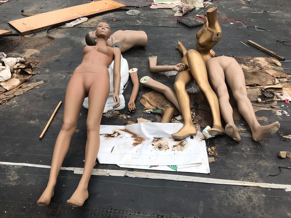 ▲花博后里園區周邊環境髒亂，立委洪慈庸接獲民眾投訴，怒批后里被「放生」。 (圖／洪慈庸辦公室提供2019.5.8)