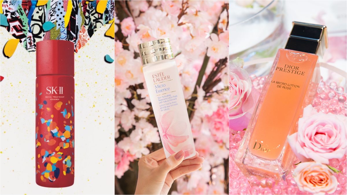 ▲選擇一款好的保養品，可以保濕一整天。（圖／SK-II、雅詩蘭黛、迪奧）