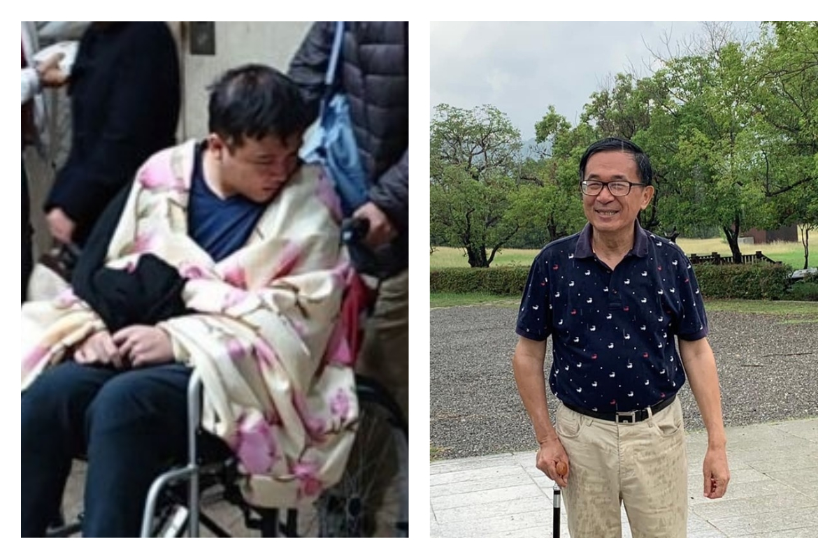 ▲黃琪和前總統陳水扁。（圖／記者王揚宇攝／翻攝自陳水扁新勇哥物語）