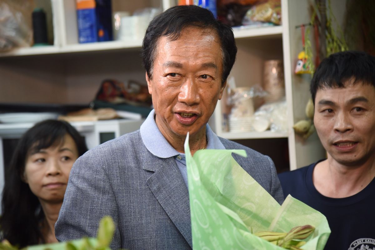 ▲國民黨總統初選參選人郭台銘5月9日表示，他支持公開辯論政見發表會，也贊同手機民調，認為現在技術一定沒問題，只是要不要做而已（圖／記者陳明安攝，2019.5.9）