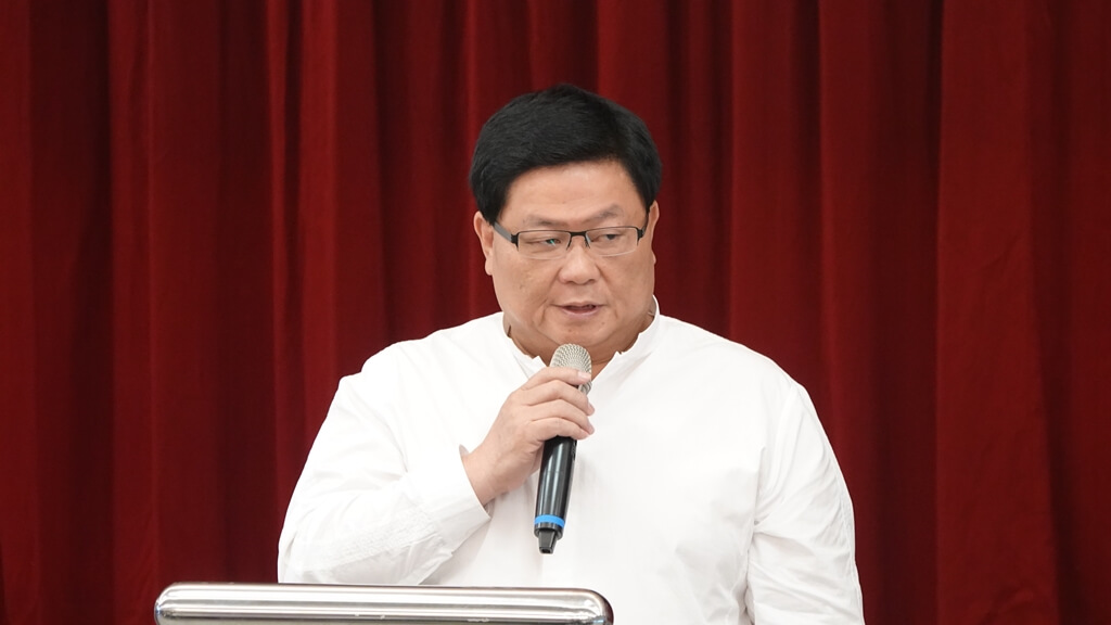 ▲台中鎮瀾宮董事長顏清標罹患肝腫瘤，二子捐肝救父。（圖／記者陳雅芳攝，2019.05.09）