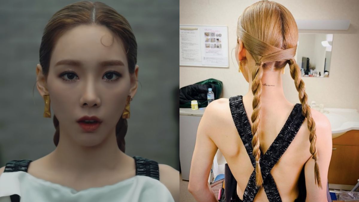 ▲太妍新歌MV造型曝光，沒穿內衣。（圖／太妍IG、YouTube）
