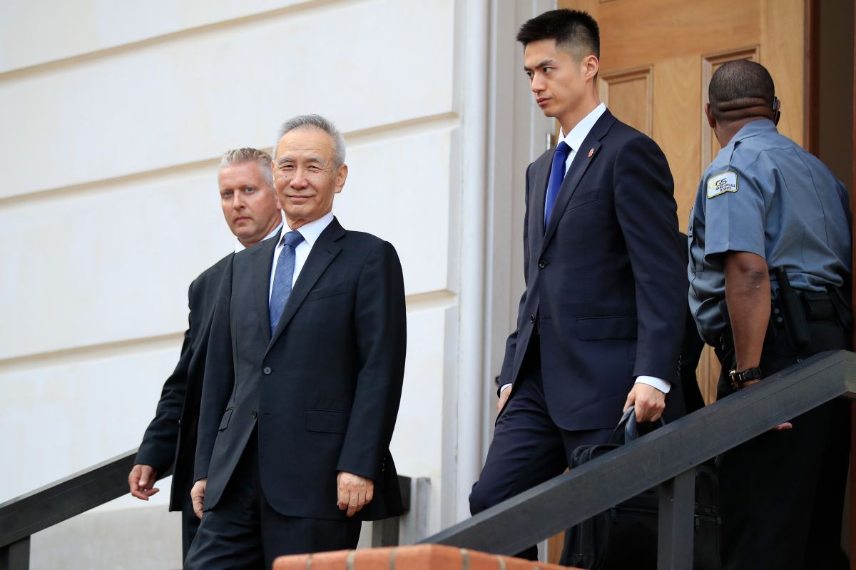 ▲中國國務院副總理劉鶴抵美，展開新一輪中美貿易談判。（圖／美聯社／達志影像）