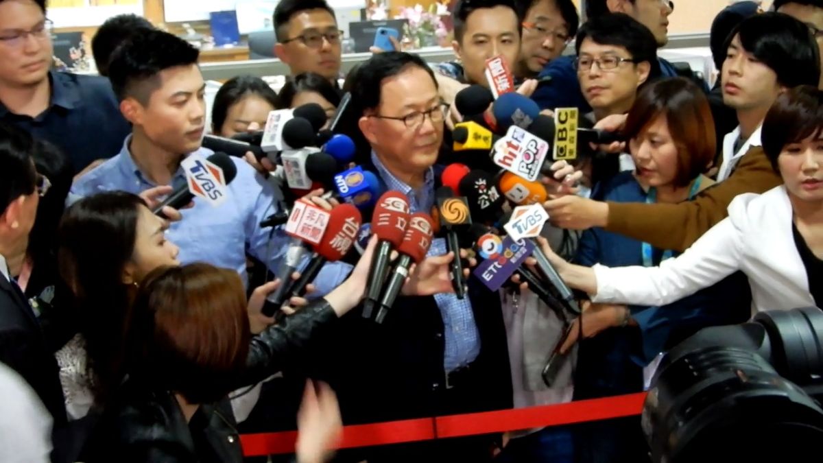 國民黨台北市長候選人丁守中提出的「台北市長選舉無效之訴」10日一審宣判，法院判丁守中敗訴。（圖 / 記者陳弘志攝，2019.05.10）