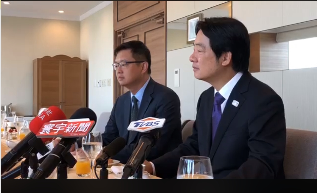 前行政院長賴清德12日將結束日本行返台，11日晚間賴清德透過臉書直播，向國人報告此行成果。（圖／翻自賴清德臉書）