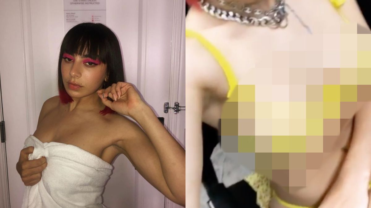 ▲Charli XCX不在意走光。（圖／Charli XCX IG）