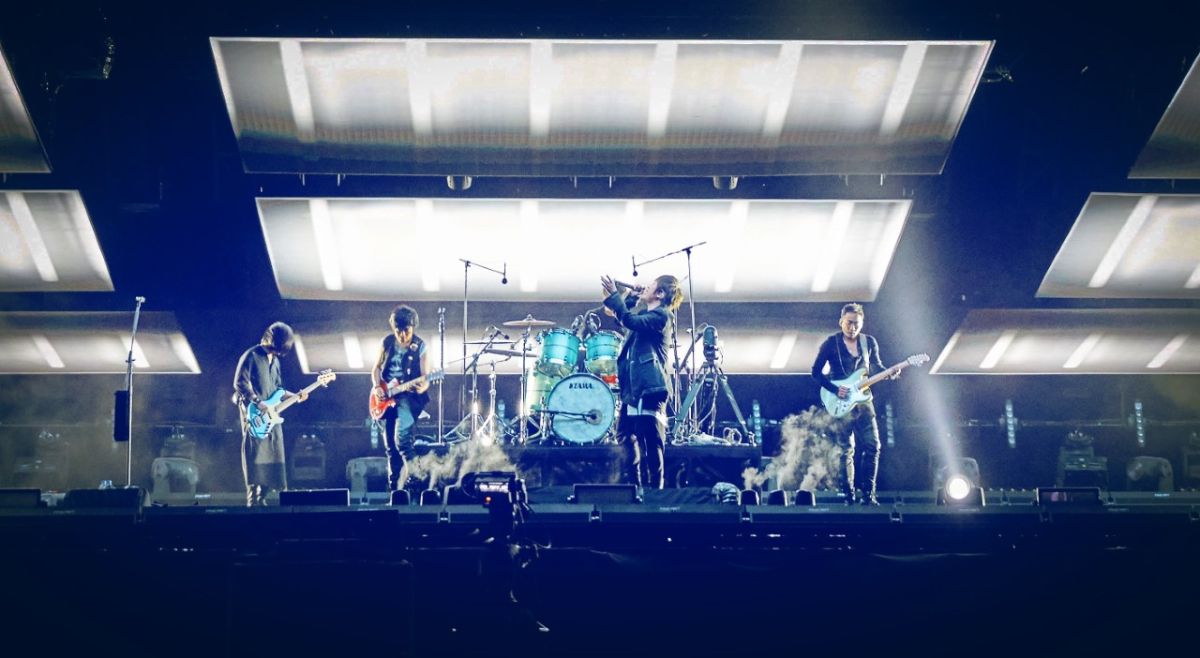 ▲五月天再破紀錄二度在香港迪士尼樂園幻想道露天場地開唱，12場動員30萬人。（圖／相信音樂提供）