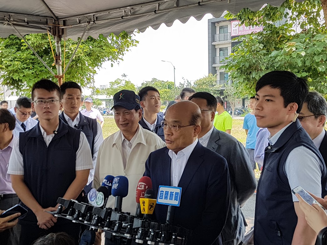 ▲行政院長蘇貞昌批高雄市長韓國瑜說如果選上總統也會在高雄上班是「外行」。（圖／記者李清貴攝,2019.05.14)