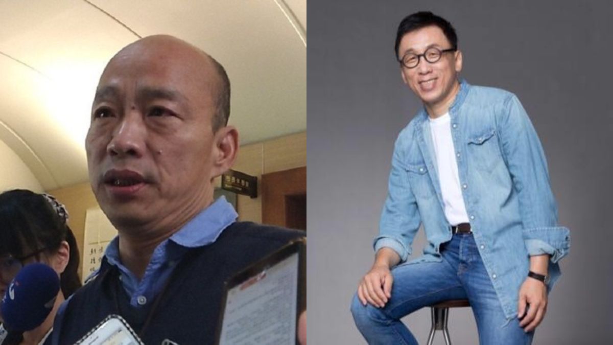 ▲苦苓（右圖）以婚姻關係諷喻韓國瑜願選2020的言論。（圖／資料照、臉書）