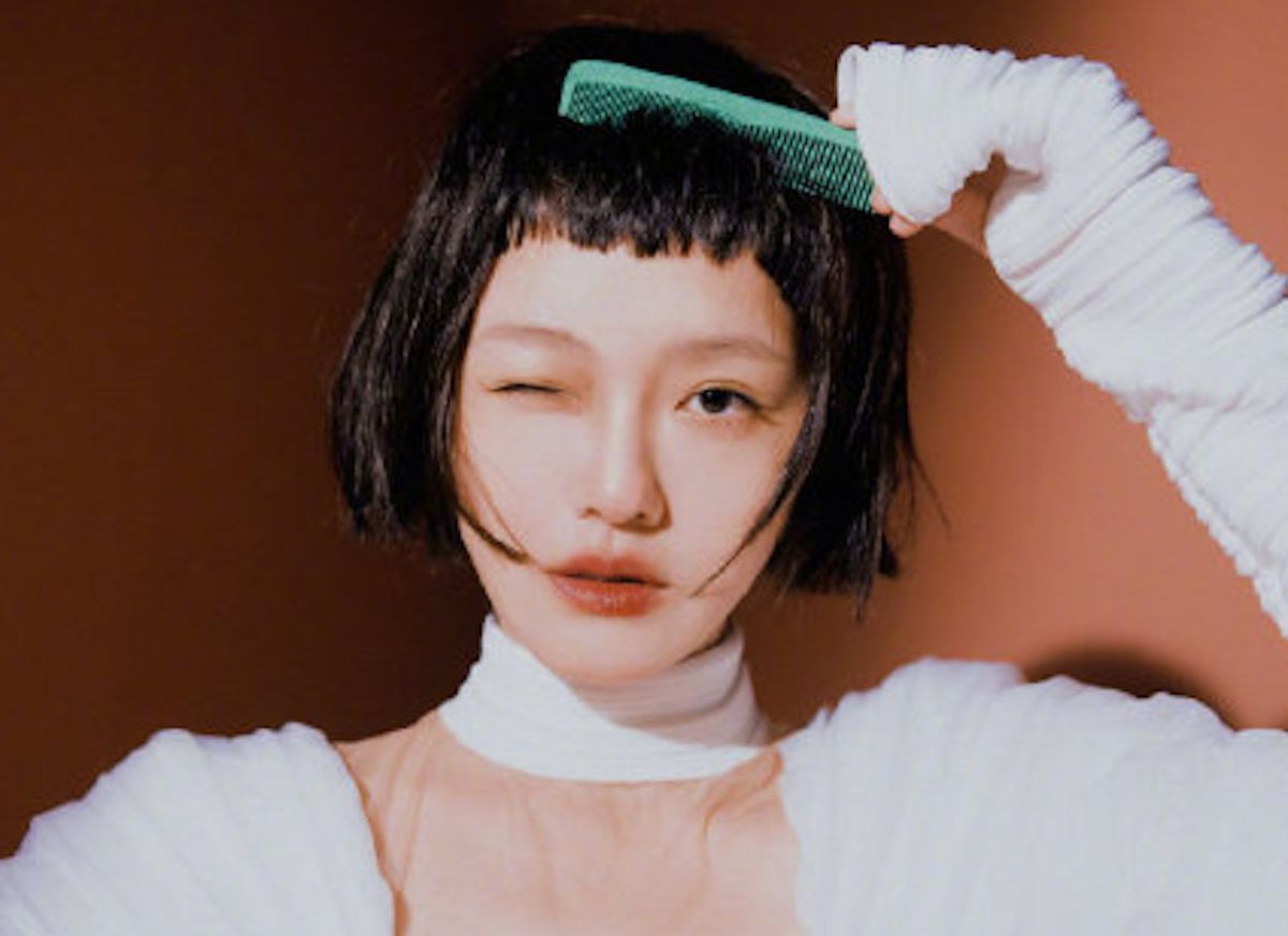 ▲大S挑戰新造型。（圖／翻攝微博）