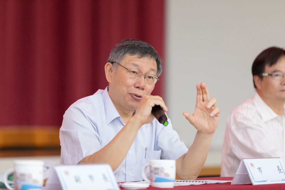 台北市長柯文哲。（圖 / 台北市政府提供）