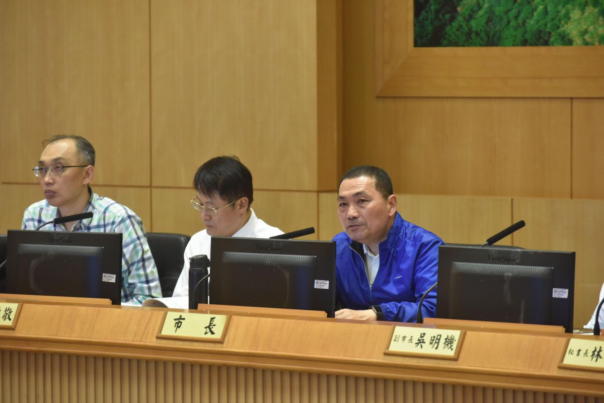 ▲新北市長侯友宜提出「新三民主義」思維，要求團隊要利民、便民、愛民，爭取台商回流投資新北。（圖／記者蔡琇惠攝，2019.05.15）

