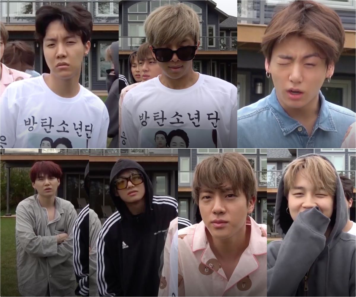 ▲BTS反差造型笑歪粉絲。（圖／VLIVE）