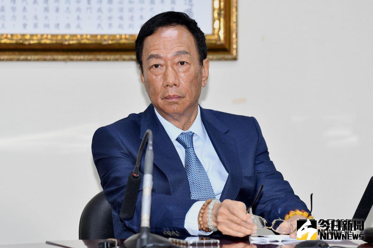 鴻海董事長郭台銘。（圖 / 記者林柏年攝，2019.05.13）