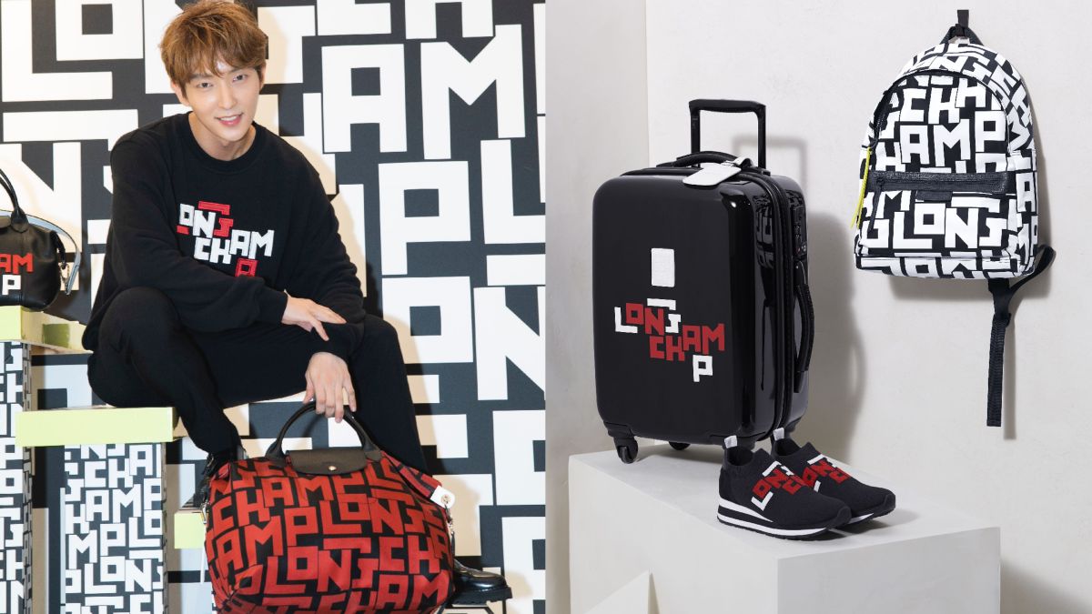 ▲李準基為了法國國民包 LONGCHAMP 全新 LGP 系列來台。（圖／LONGCHAMP提供）