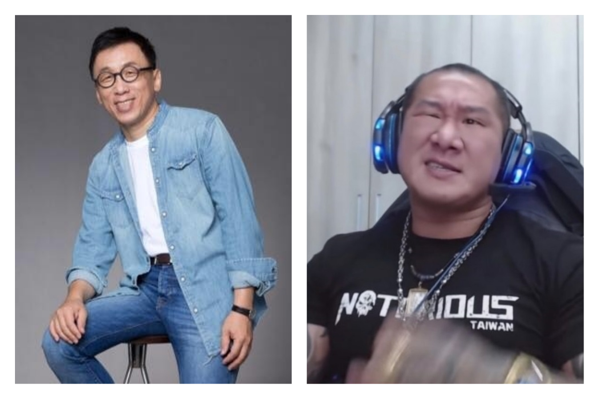 ▲指控館長收錢支持韓國瑜，苦苓道歉了。（圖／翻攝自苦苓臉書,館長 YouTube 截圖）