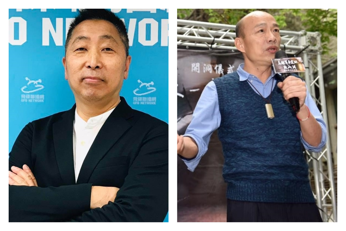 ▲資深媒體人唐湘龍預言，韓國瑜在國民黨內初選不會贏。（合成圖／翻攝自飛碟早餐-唐湘龍時間臉書，韓國瑜臉書）