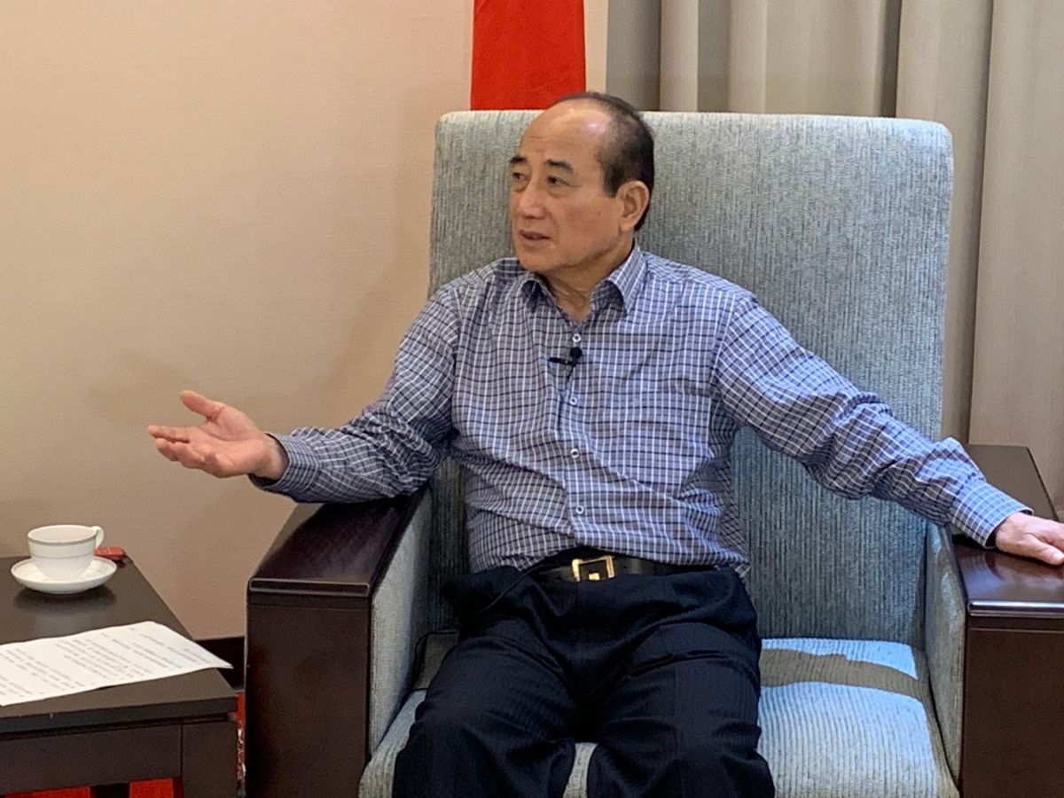 ▲前立法院長王金平17日接受《NOWnews今日新聞》「小玉巷仔內」的直播專訪。（圖／NOWnews攝）