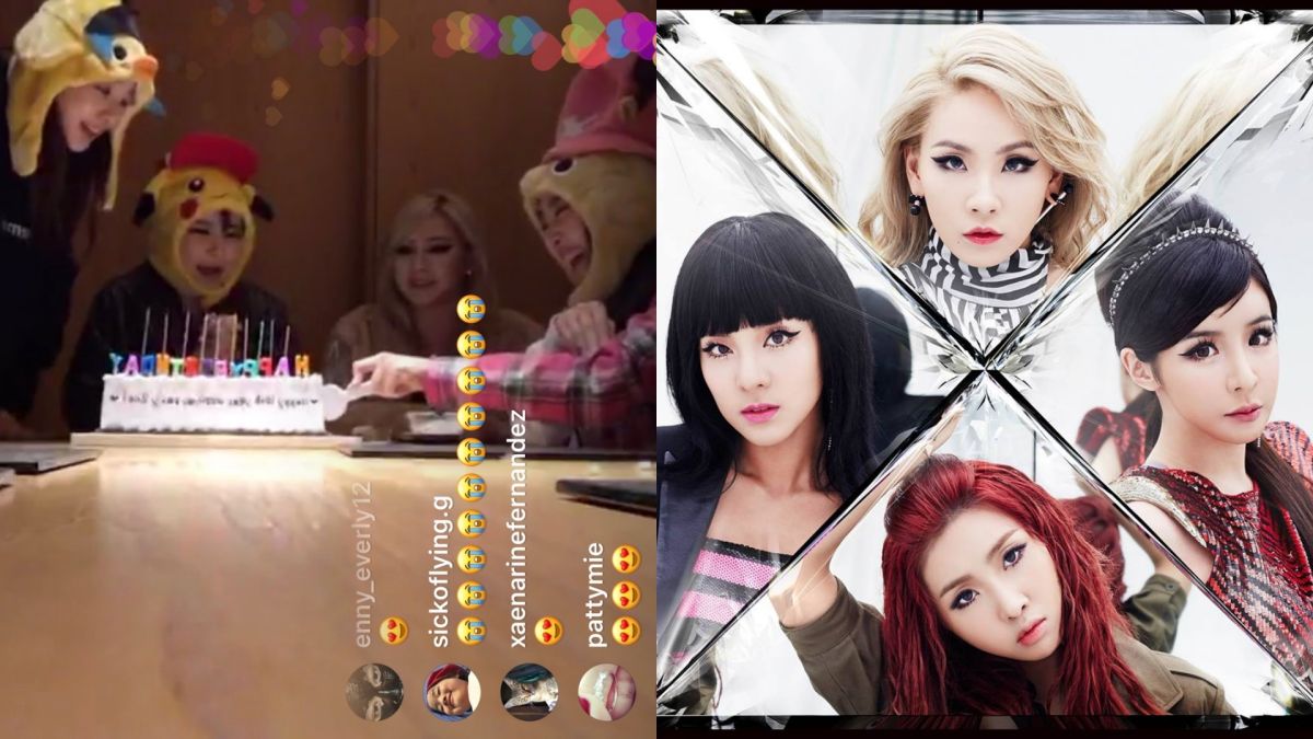 ▲2NE1合體開直播。（圖／Dara IG、2NE1臉書）