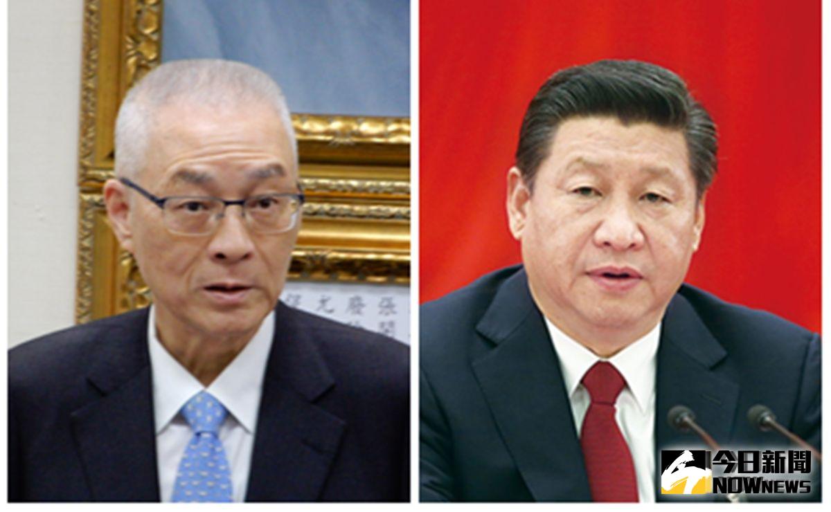 國民黨主席吳敦義、中國大陸領導人習近平。( 圖 / NOWnews資料庫 )
