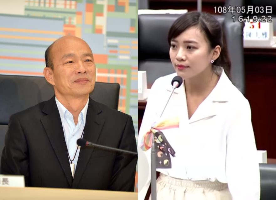 ▲韓國瑜喊「課綱恢復四書五經」　黃捷PO照打臉：啥時刪過（圖／翻攝自韓國瑜臉書、黃捷Youtube, 2019.05.18）