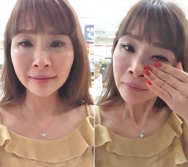 ▲許聖梅直播爆「挺韓丟工作」　淚訴：為何不讓我活下去！（圖／翻攝自許聖梅臉書, 2019.05.18）