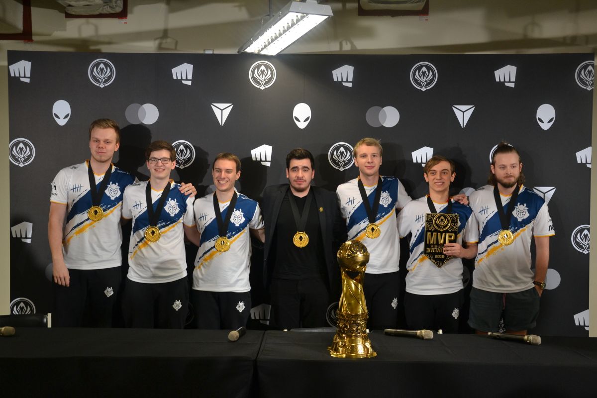 ▲G2成功拿下隊史第一座MSI冠軍。（圖／記者顏大惟攝，2019.5.19，下同）