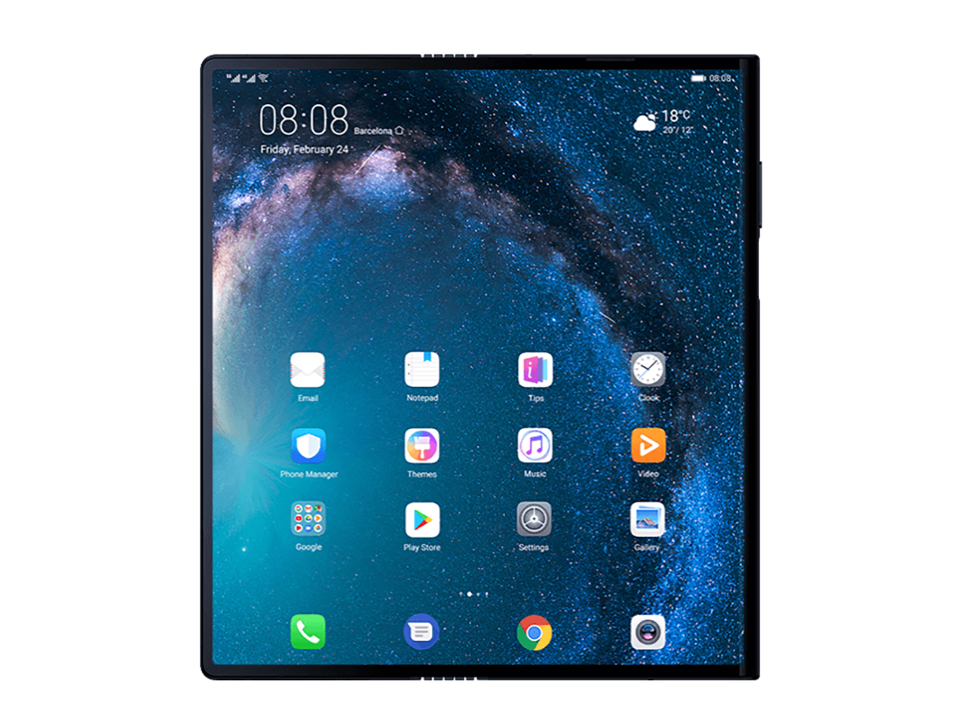 ▲華為的可摺螢幕手機Mate X，是否會受Google停止合作影響而延後上市值得關注。（圖／華為提供）