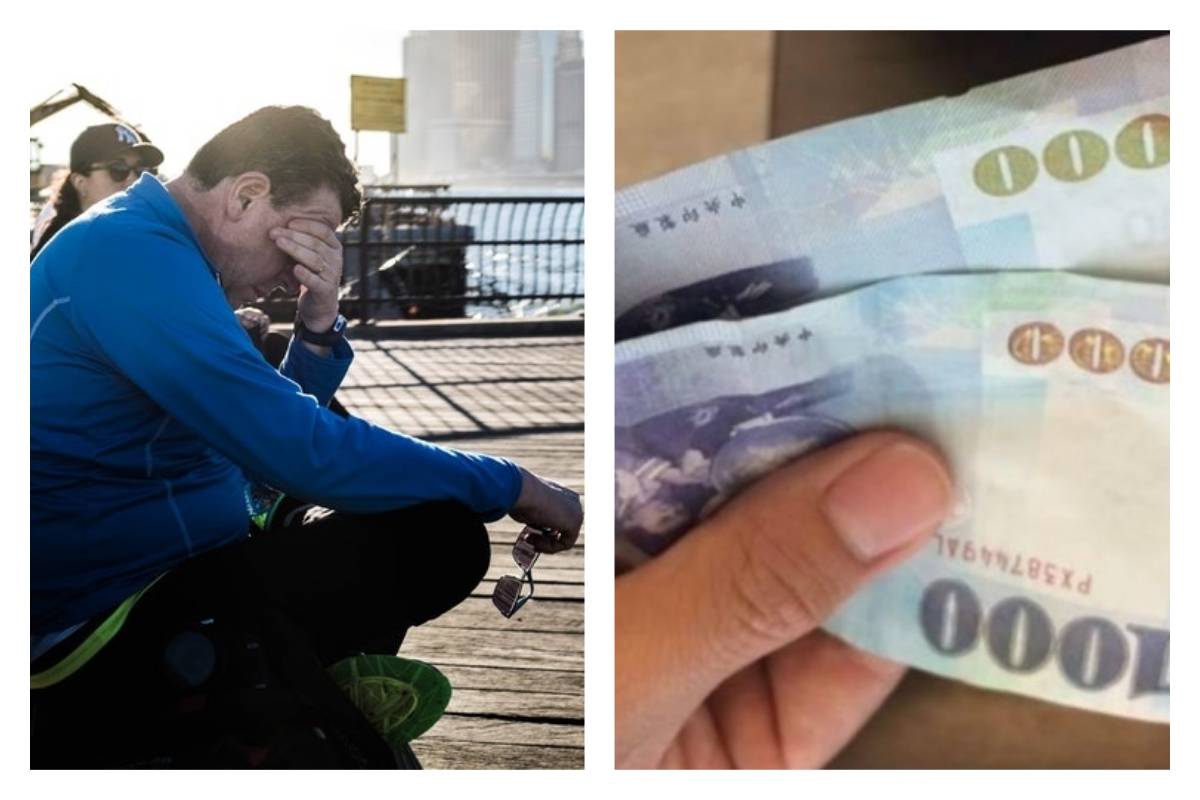 ▲中年男子居然從皮包掏出 2000 透過「手搖」車窗拿給 Huān Fumihico 。而 Huān Fumihico 頓時愣住，坐到一旁的地上，淚流不止。（示意圖／翻攝自Unsplash和卡提諾論壇）