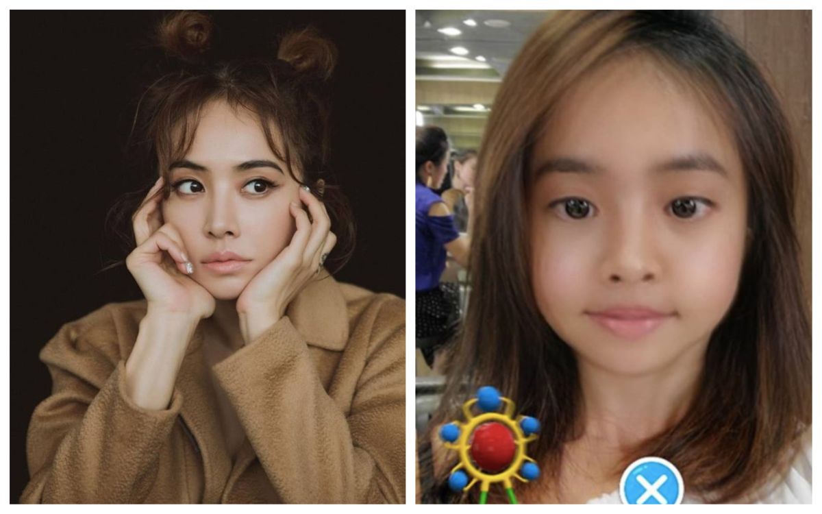 ▲蔡依林使用「童顏濾鏡」，與剛出道的自己極為相像。（圖／IG）