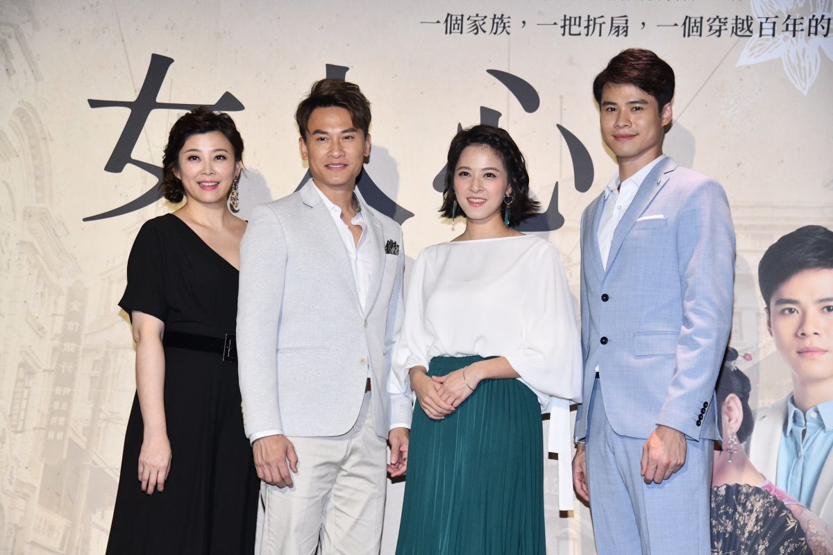 ▲方馨（左起）、王建復、蘇晏霈、吳定謙演出《女人心》音樂劇場。（圖／記者林柏年攝，2019.05.20）