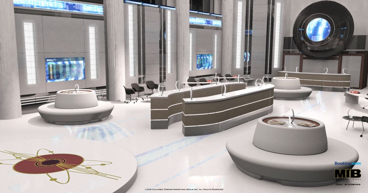▲MIB 星際戰警™：跨國行動將於6月14日上映，Booking.com 與 Sony Pictures 索尼影業攜手打造異度空間，重現電影中的倫敦總部基地，將於5月25日開放全球旅客預訂。（圖／Booking.com提供）