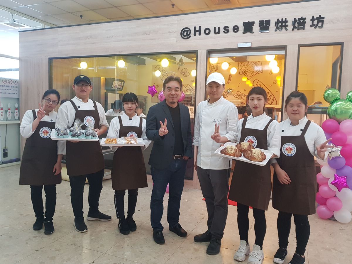 ▲明新科大@house實習烘焙坊開幕，提供學生烘培製作與經營教學場所。（圖／明新科大提供）