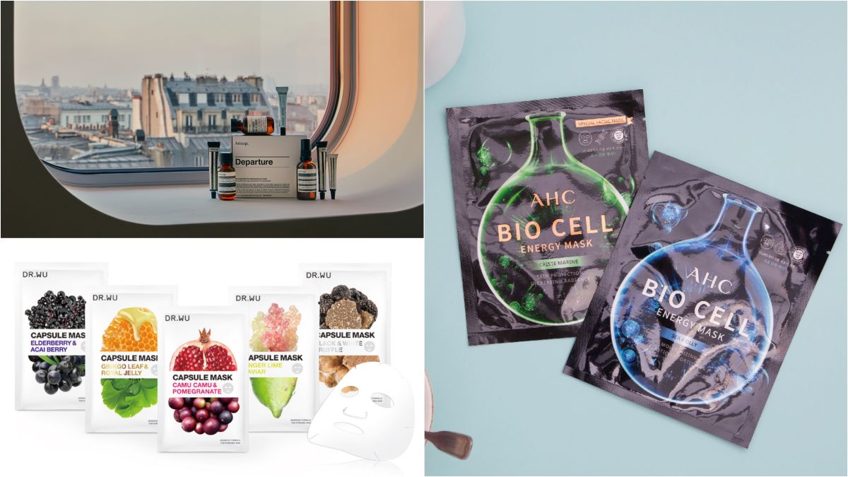 ▲做好保濕皮膚才會透亮，快試試2019面膜新品。（圖／Aesop、DR.WU、AHC）