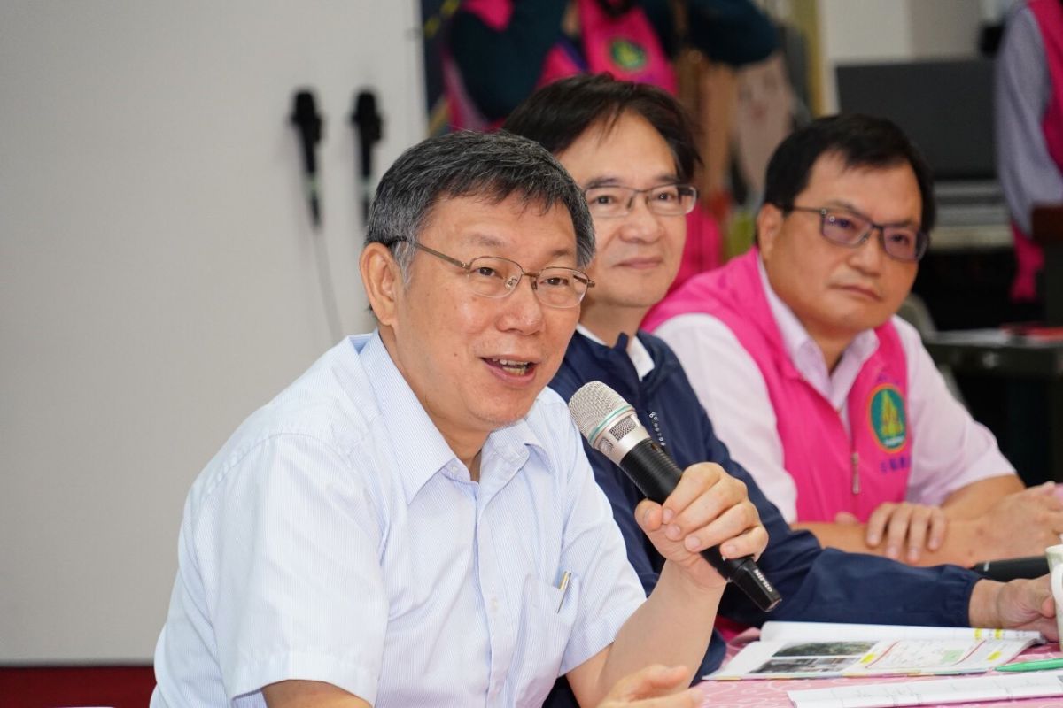 台北市長柯文哲。（圖 / 台北市政府提供）