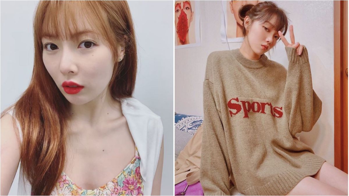 ▲韓星紛紛換上氧氣瀏海。（圖／翻攝自IG@hyunah_aa、heybiblee）