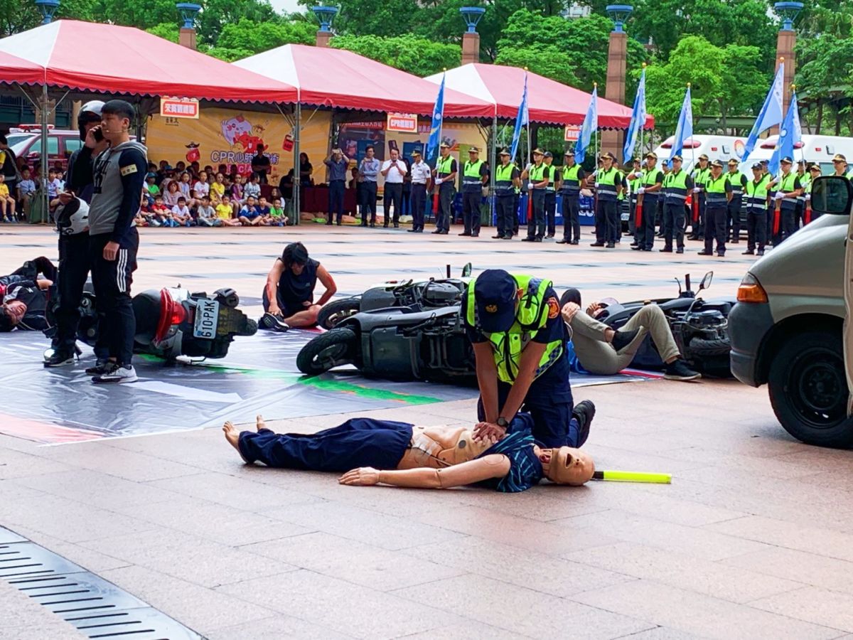 ▲新北市到院前無呼吸心跳（OHCA）傷者，經緊急救護後，康復出院率為8.4%。（圖／記者宋原彰攝，2019.05.22）