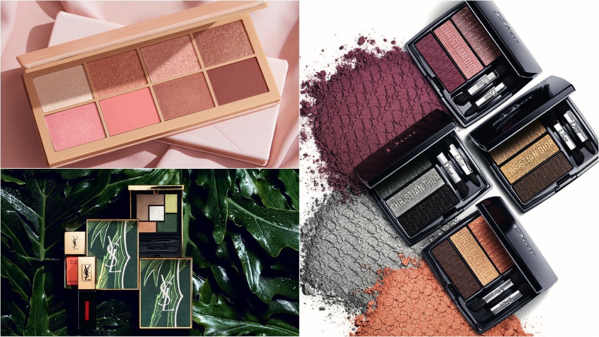 ▲2019絕美眼影盤推薦。（圖／雅詩蘭黛、YSL、迪奧）