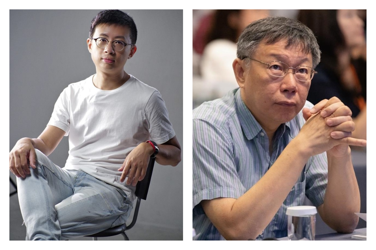 ▲治療癌症與整治內湖交通哪個難？呱吉的「地獄哏」市政玩笑讓網友笑翻。（合成圖／翻攝自呱吉與柯文哲臉書）