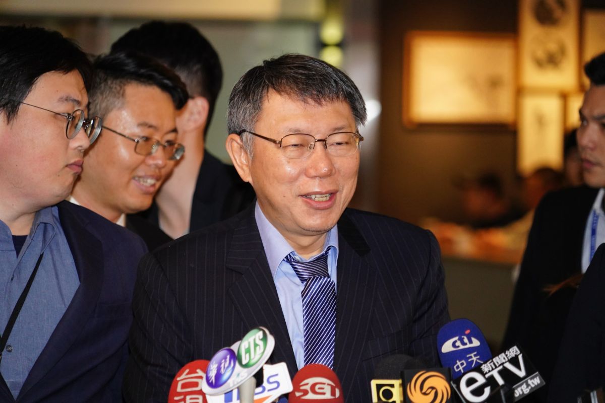 台北市長柯文哲。( 圖 / 台北市政府提供 )