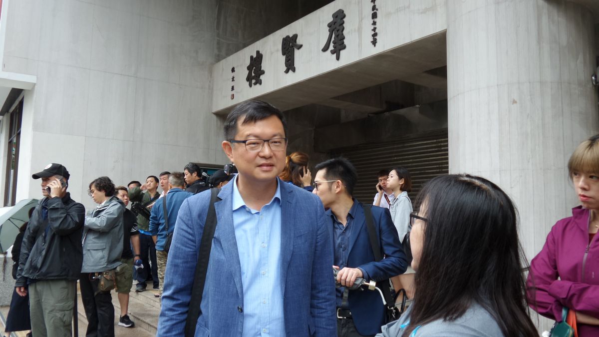 ▲高雄市長韓國瑜對於被綠營當假想敵喊「不敢當」，賴清德辦公室發言人李退之表示，祝他心想事成。（圖／記者呂炯ㄐ昌攝, 2019.5.23）