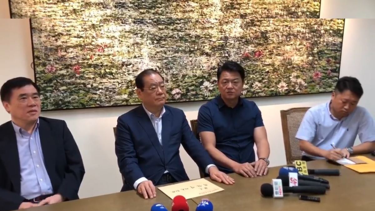 國民黨2020黨內總統初選五人小組23日拜會前台北縣長周錫瑋。（圖 / 周錫瑋辦公室提供）