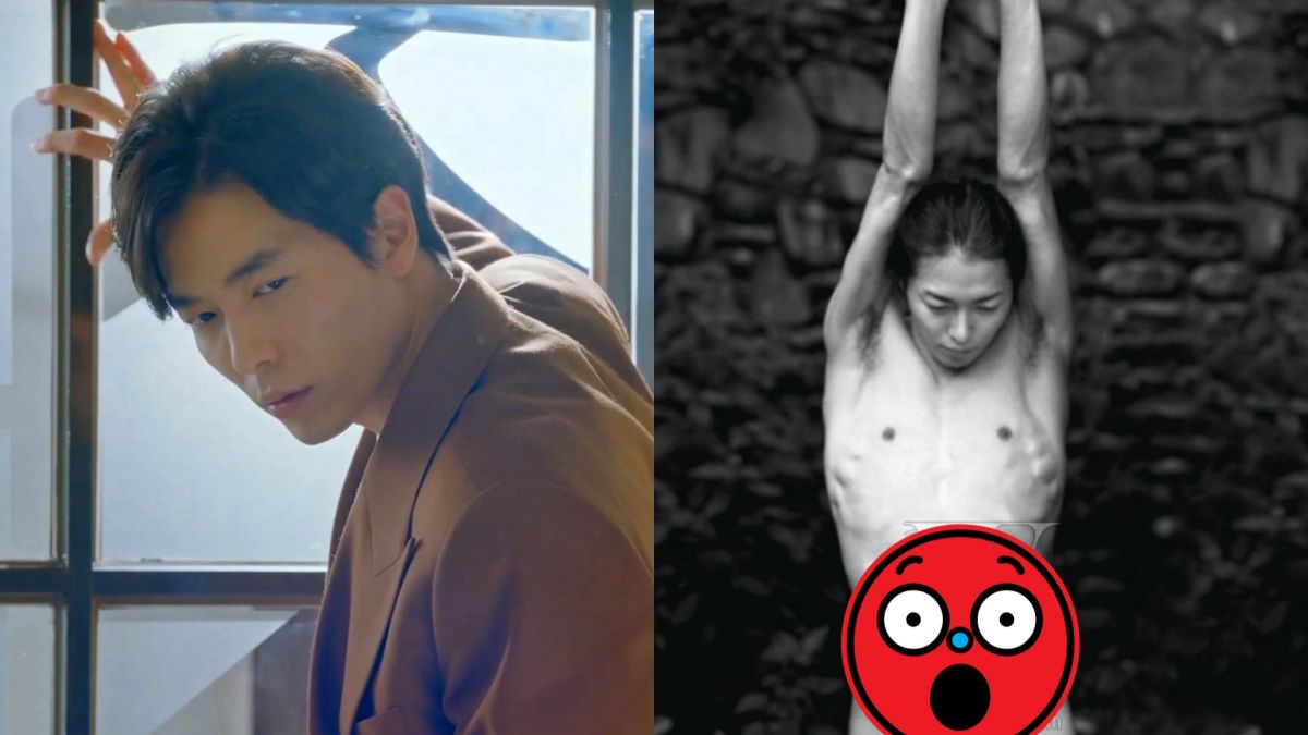 ▲金材昱曾拍過全裸寫真。（圖／愛奇藝台灣站、W Korea）
