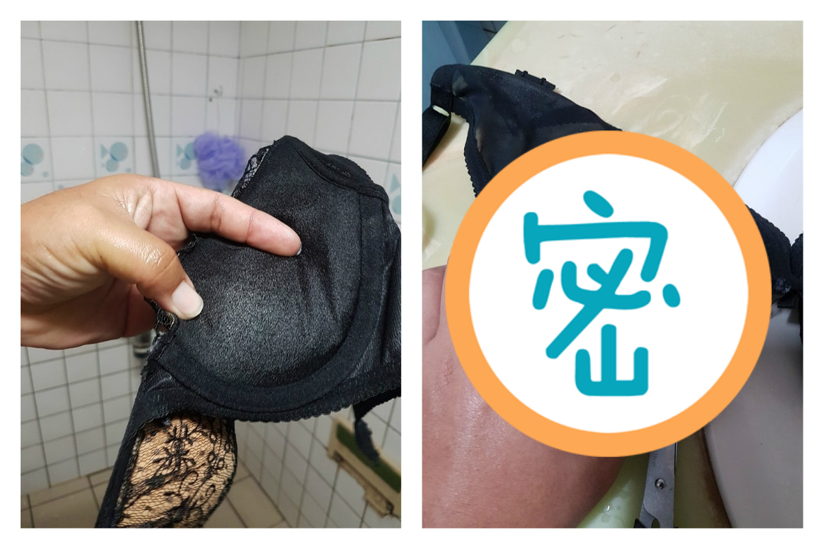 ▲男網友表示，無意間坐到妻子的內衣，竟立刻「爆油」。（圖／翻攝自爆怨公社）