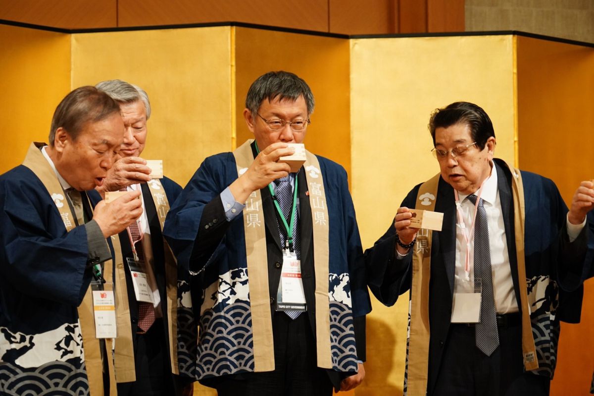 台北市長柯文哲訪問日本展開四天三夜拜會行程。（圖 / 台北市政府提供）