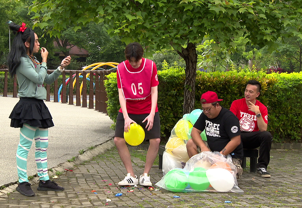 ▲Teddy大腿很有力。（圖／台視提供）