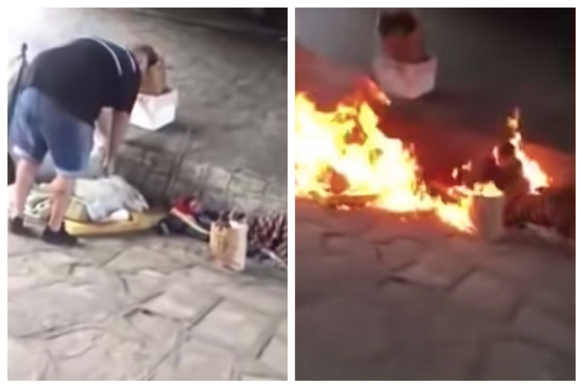 ▲阿根廷首都布宜諾斯艾利斯（Buenos Aires）驚傳有富二代男子放火燒街友。（圖／翻攝自 Youtube）